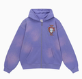 Vale Forever Venus Clustered Zip Up Hoodie Purple