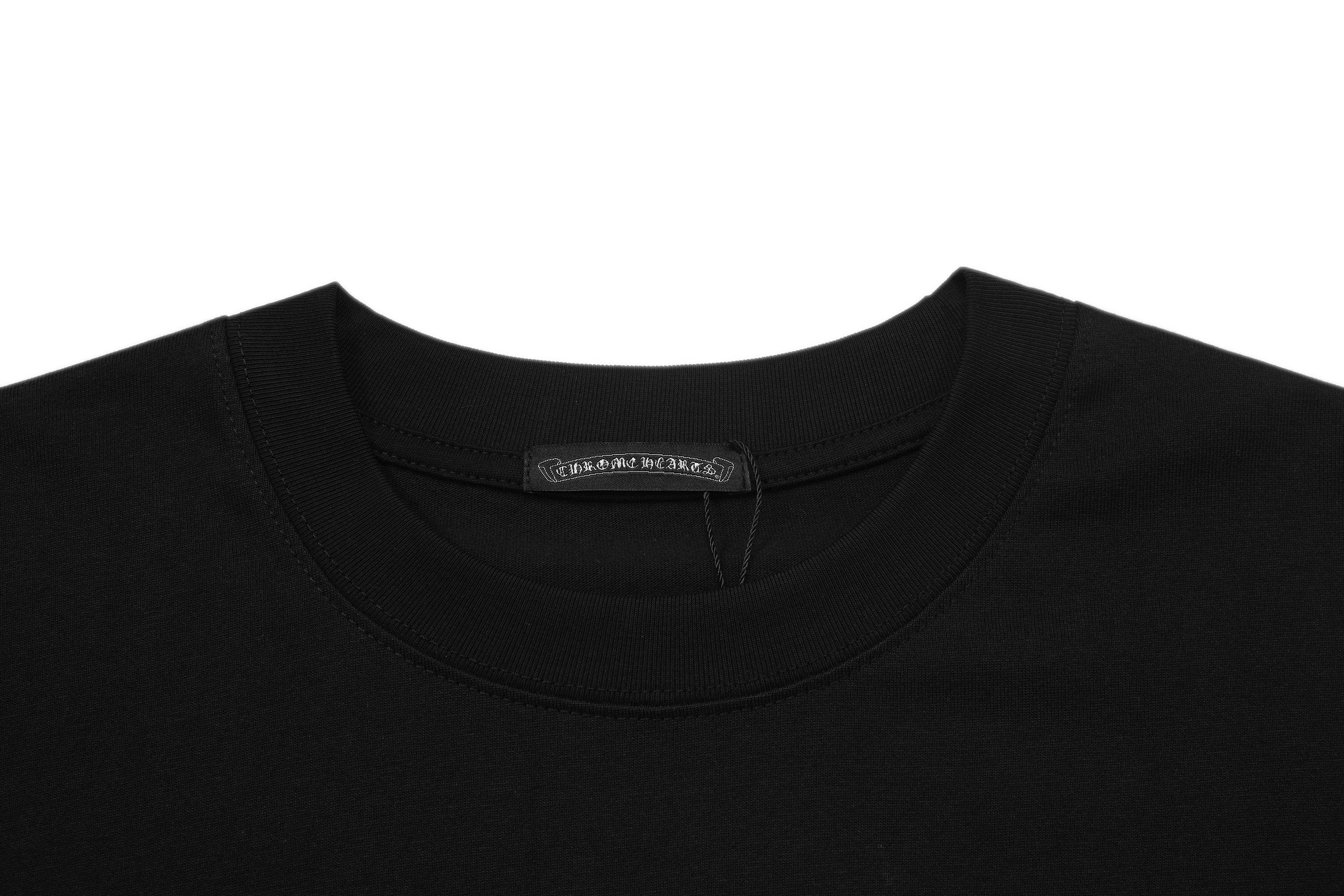 Chrome Hearts Classic Horseshoe Logo Embroidered T-shirt TB32