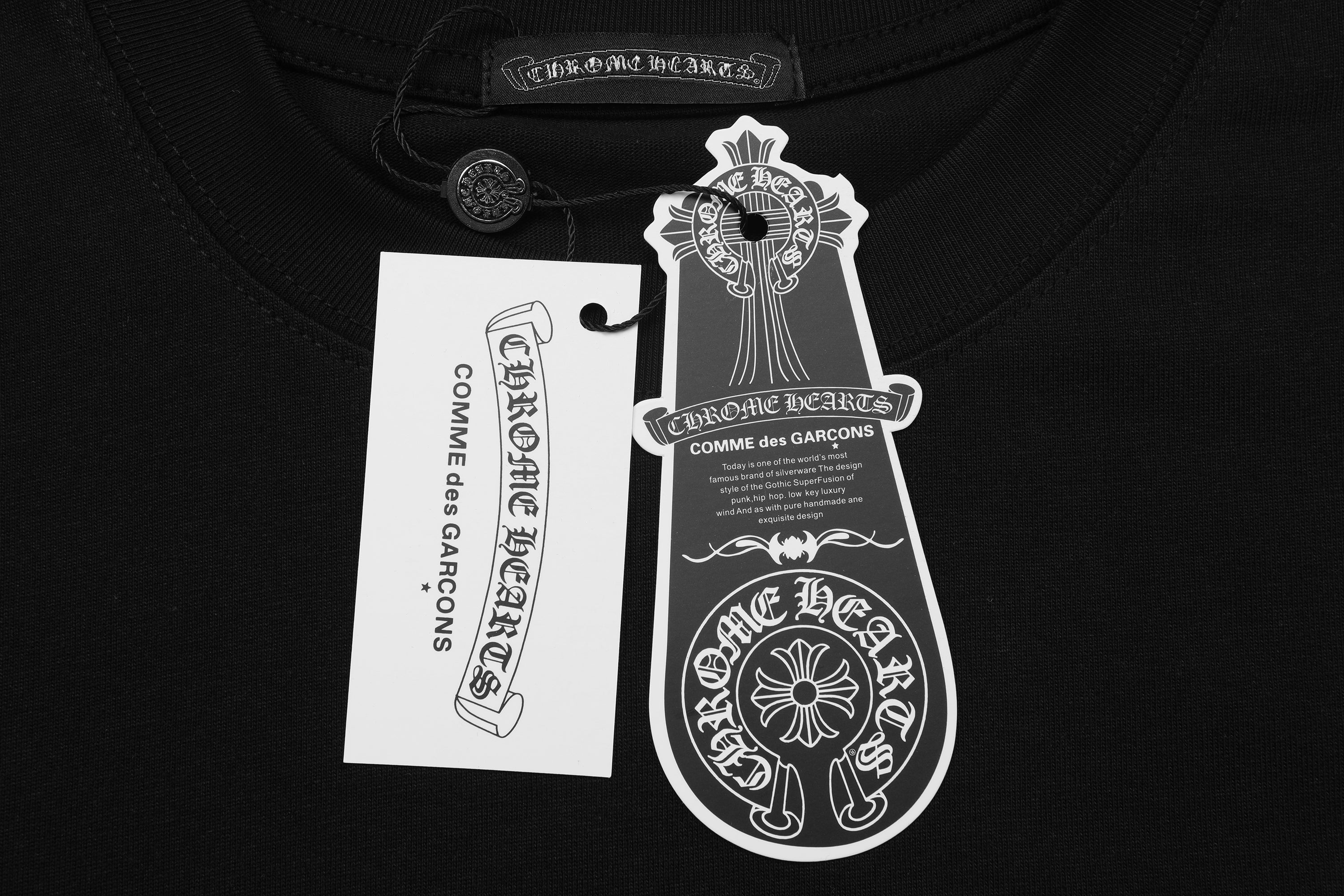 Chrome Hearts Classic Horseshoe Logo Embroidered T-shirt TB32