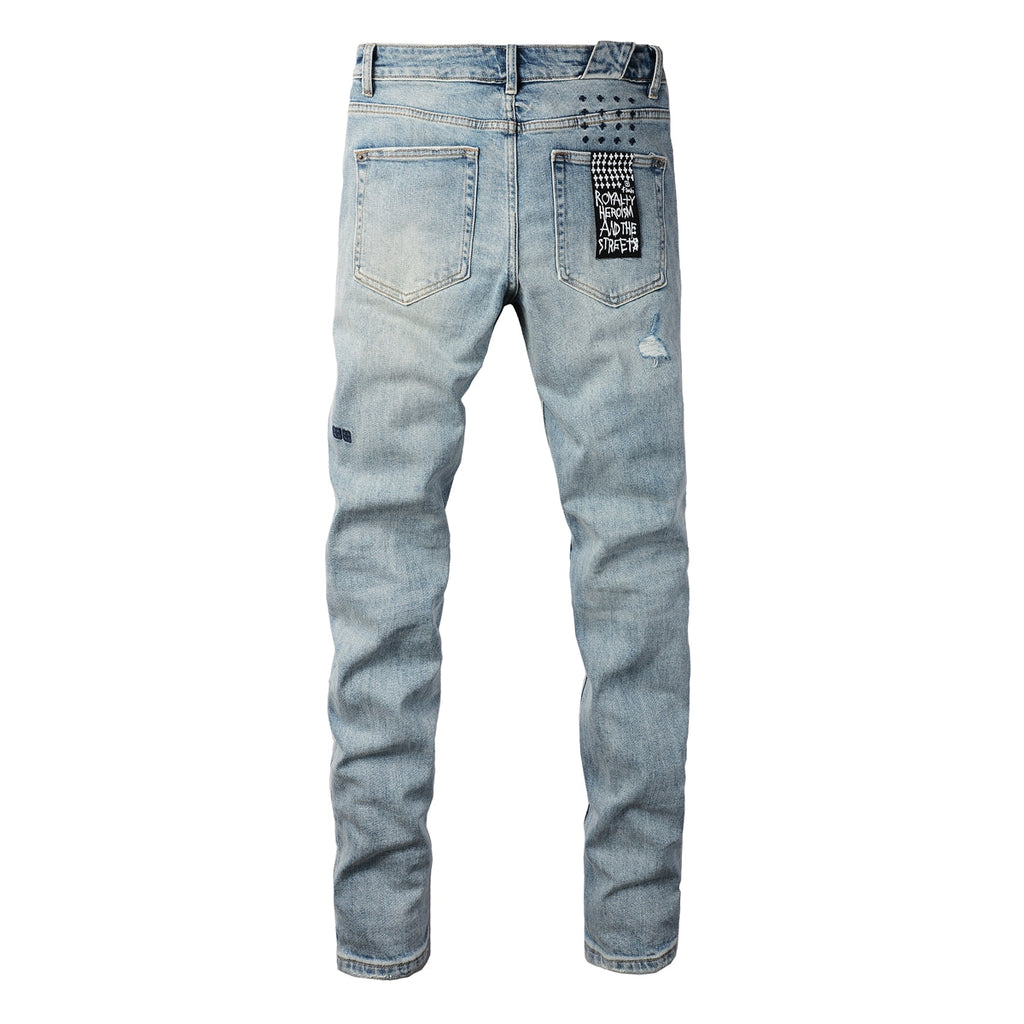 Classic Blue Denim with a Sleek and Minimalist Look 3024