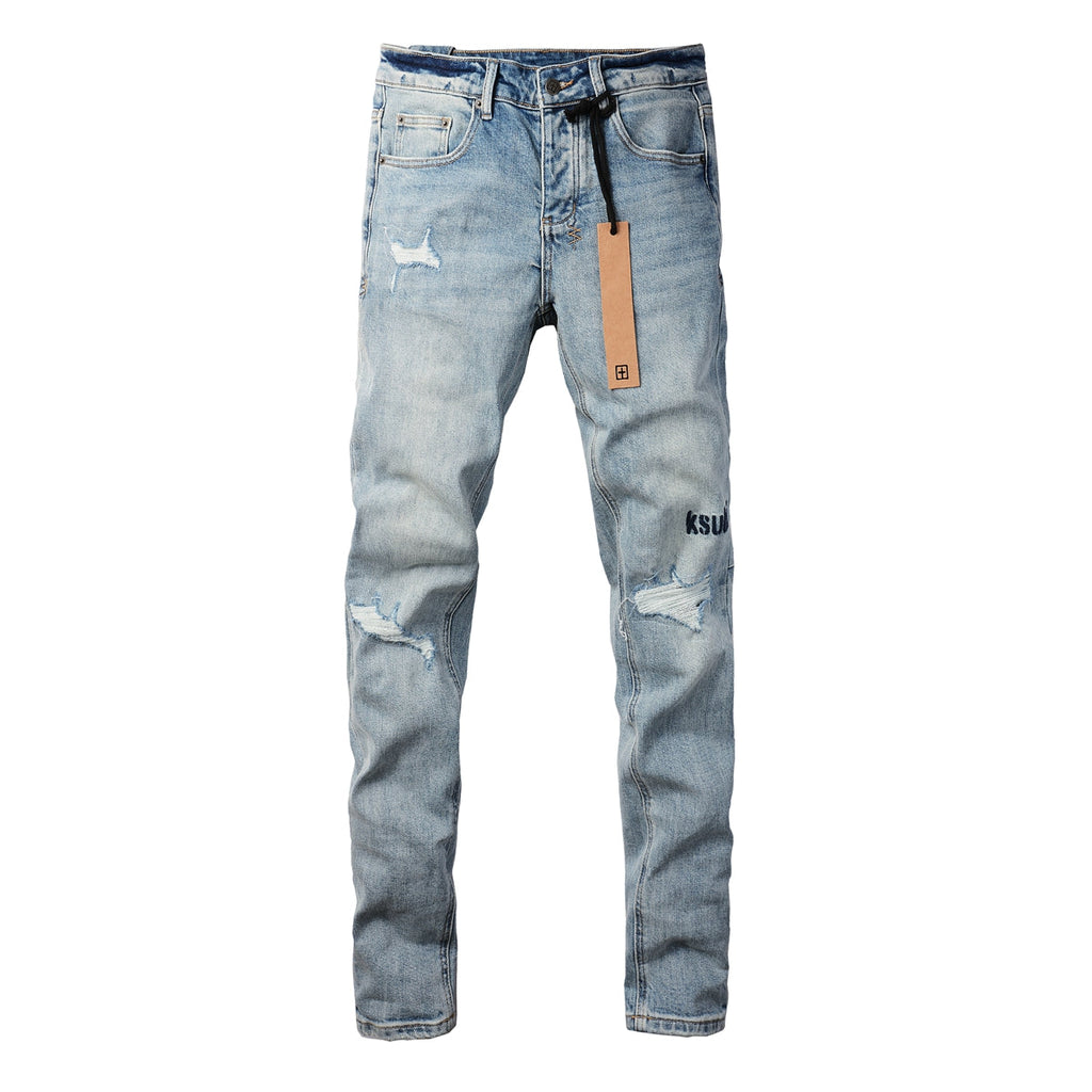 Classic Blue Denim with a Sleek and Minimalist Look 3024