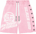 GLAZA GOD Heavyweight French Terry Shorts – ROSE Wash