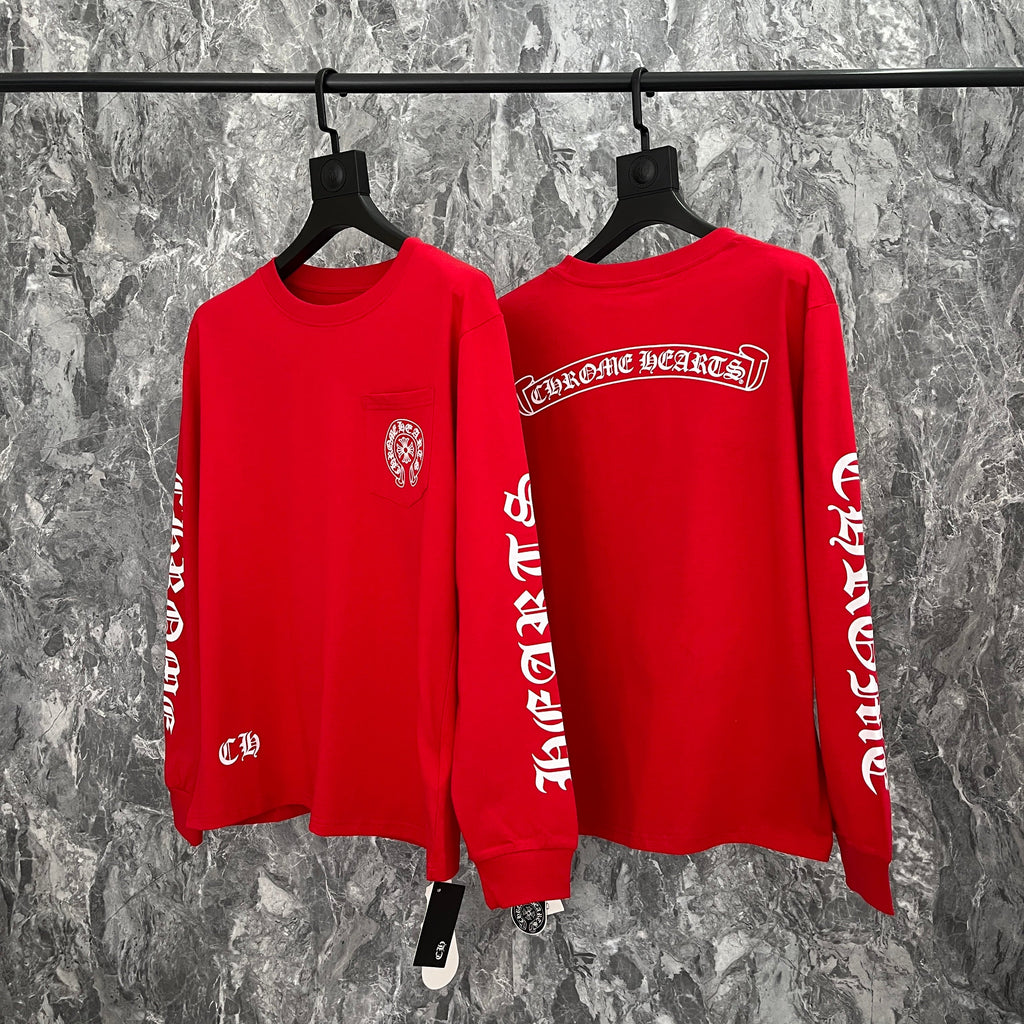 Chrome Hearts Men's Long-Sleeve T-shirt Sweatshirt K8011