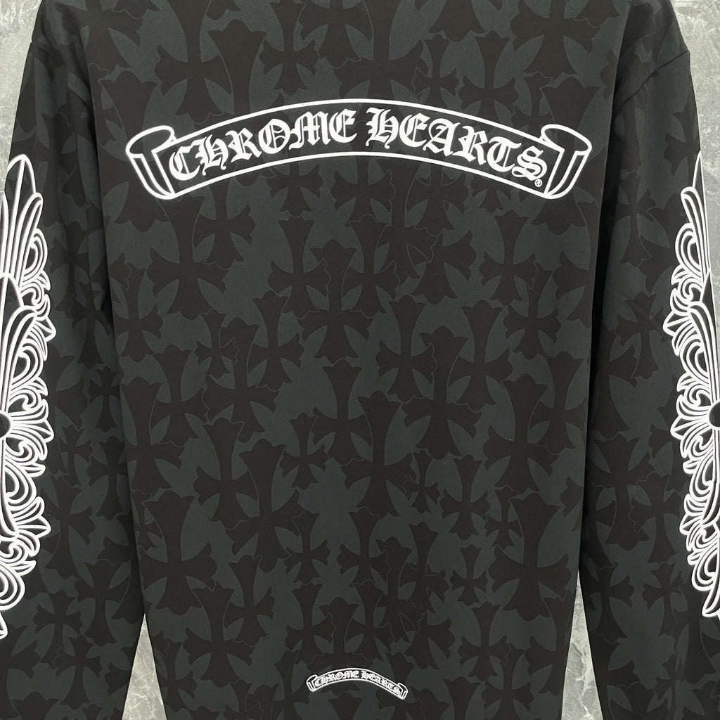 Chrome Hearts Men's Long-Sleeve T-shirt Sweatshirt K9019