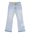 Godspeed OG Logo Flared Denim Printed Blue