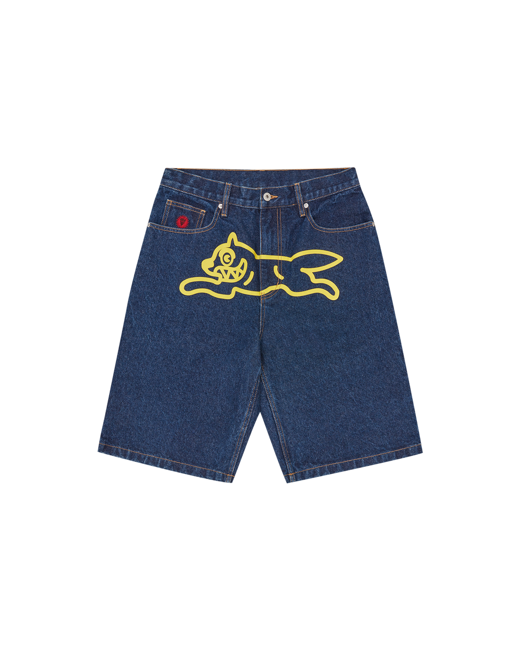 Running Dog Denim Shorts