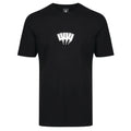 BLACK TEE WHITE YYY OUTLINE