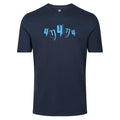 NAVY TEE FIVE Y LOGO BABY BLUE