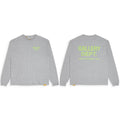 Gallery Dept. Hollywood Logo Long Sleeve T-Shirt - Light Grey/Neon Yellow