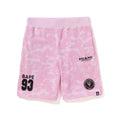BAPE Style Miami "93" Camo Casual Shorts - Pink