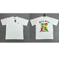 Patta Cartoon Character Graphic White Short Sleeve T-Shirt Unisex