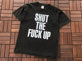 Supreme "Shut The Fuck Up" Slogan T-Shirt - Black