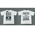 Patta Keti Koti Justice For All White Short Sleeve T-Shirt Unisex