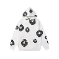 Denim Tears Cotton Wreath Graphic Hoodie - White / Black Contrast Edition