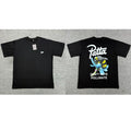 Patta Blue Cartoon Character Graphic Short Sleeve T-shirt Unisex