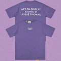 Gallery Dept. Art On Display Short Sleeve T-Shirt - Purple