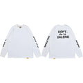 Gallery Dept. Sleeve Print DÉPT. de la GALERIE Long Sleeve T-Shirt - White/Black