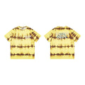 Gallery Dept. Stripe Tie-Dye Short Sleeve T-Shirt - Yellow/Brown