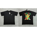 Patta Cartoon Character Graphic Black Short Sleeve T-Shirt Unisex