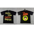 Patta Ain't The Devil Happy Black Short Sleeve T-Shirt Unisex
