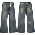 Gallery Dept. Multi-Color Paint Splatter Distressed Denim Jeans