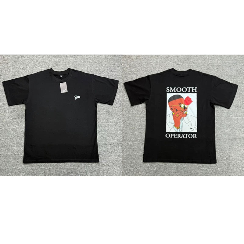 Patta Operation Poster Graphic Black Short Sleeve T-Shirt Unisex