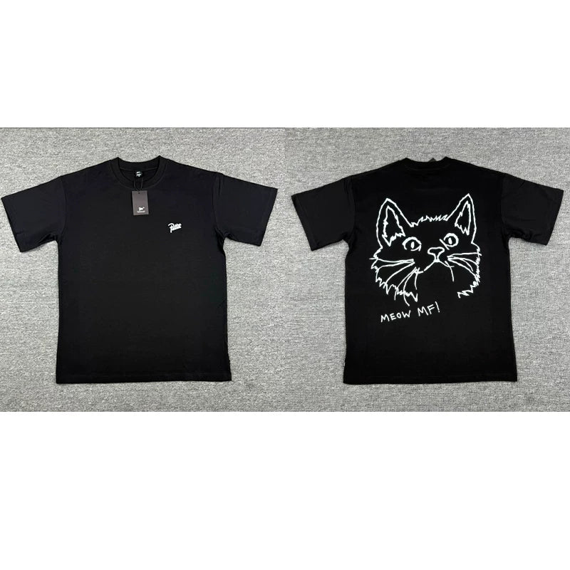 Patta Quote Script Graphic Black Short Sleeve T-Shirt Unisex