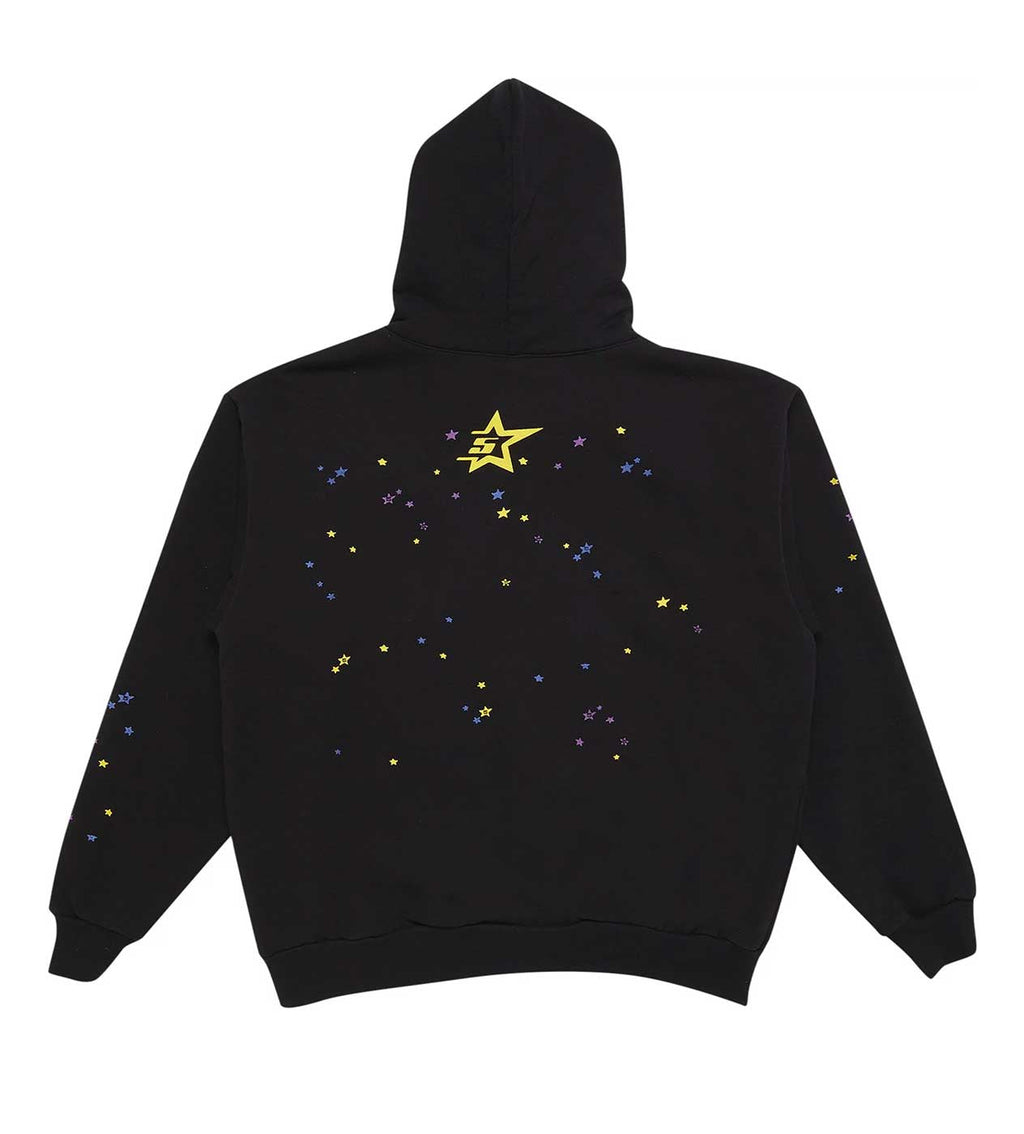 Sp5der Pink Hoodie V2 Black