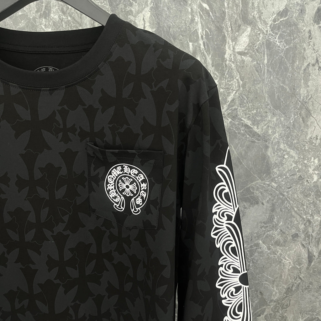 Chrome Hearts Men's Long-Sleeve T-shirt Sweatshirt K9019