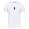 WHITE TEE BLACK OUTLINE Y LOGO
